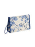 Blue Fiorella Zip Pouch