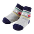 Grey/Navy Car Socks