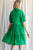 Jena Raglan Sleeve Dress - Kelly Green