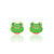 Fancy Frog Cutie Stud Earrings