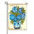 Chinoiserie Vase with Blue Hydrangeas Garden Flag