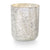 Winter White Small Crackle Glass Candle