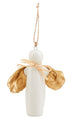 Gold Oyster Angel Ornament