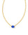 Kendra Scott Cailin Gold Pendant Necklace In Blue Crystal