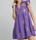 Go Team Collared Dress | Purple+Gold