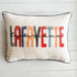 Lafayette Louisiana Pillow