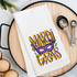 Mardi Gras Mask Kitchen Towel