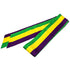 Mardi Gras Striped Skinny Scarf