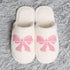 Pink Bow Slippers