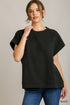 Jet Set Jacquard Top Black