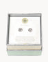 Sea La Vie Blessed Stud Earrings In Silver