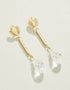 Swanky Dangle Earrings In Gold