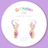 Sundae Sparkles Huggie Hoop Dangle Earrings