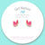 Glitter Butterfly Cutie Stud Earrings