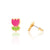 Tiny Tulip Cutie Stud Earings