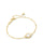 Kendra Scott Abbie Gold Satellite Chain Bracelet In Ivory Mother-of-Pearl