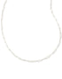 Kendra Scott Courtney Silver Paperclip Necklace