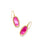 Kendra Scott Dani Gold Ridge Frame Drop Earrings In Azalea Illusion