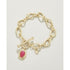 Greta Pink Toggle Bracelet