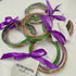 Mardi Gras Jelly Tube Bracelet Set