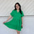 Brunchin' With Friends Linen Dress (Grass)