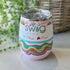 Sand Art Stemless Wine Cup 14oz