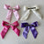 Kids White Satin Hair Bow