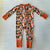 Orange Blossom Long Sleeve Zip Pj