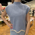 Gracie Sweater Top in Denim