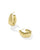 Kaia Small Gold Metal Hoop Earring 