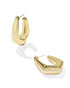 Kendra Scott Kaia Gold Polished Metal Hoop Earring