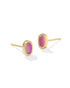 Kendra Scott Mini Ellie Gold Stud Earring In Azalea Illusion