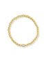 Kendra Scott Mini Elaina Stretch Gold Bracelet In Iridescent Drusy