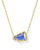 Kendra Scott Cheer Short Gold Pendent Necklace In Cobalt Illusion 