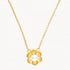 Bloom/Magnolia Flower Gold Sea La Vie Necklace