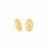 Kendra Scott Ellie Gold Stud Earrings In Gold Filigree Mix