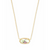 Kenda Scott Elisa Gold Necklace In Dichroic Glass