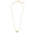 Kenda Scott Elisa Gold Necklace In Dichroic Glass