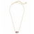 Kendra Scott Elisa Gold Necklace in Purple Amethyst
