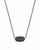 Kendra Scott Elisa Gunmetal Pendant Necklace In Black Drusy