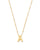 Kendra Scott Pendant Letter Necklace in Gold