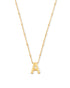 Kendra Scott Pendant Letter Necklace in Gold