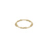 Honesty Joy Pattern 6mm Bead Bracelet - Gold